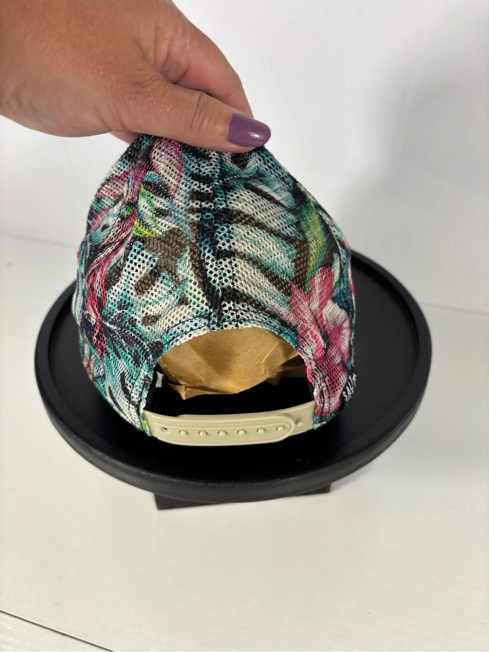 Salt Life Youth Tropical Floral Mesh Snapback Trucker Hat